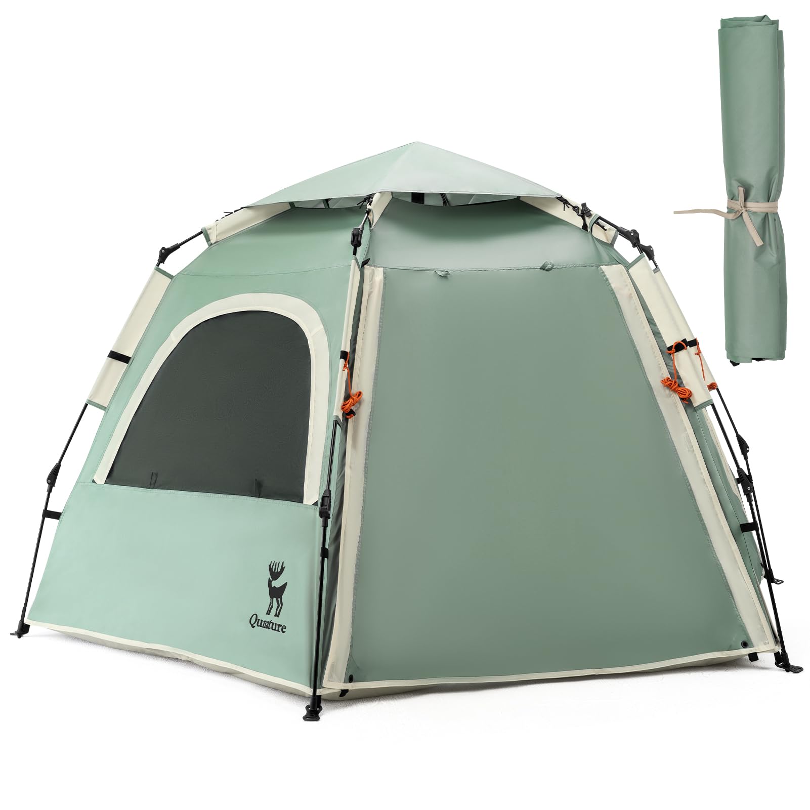 テント ワンタッチ キャンプテント 4-6人用 耐水圧2000+mm 防水撥水