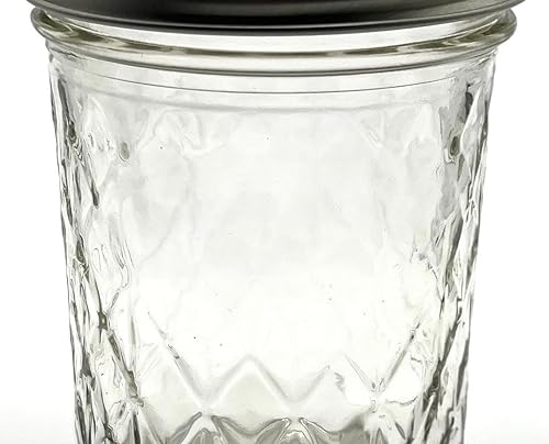 Miniatura 5 de Petrichor - Vela perfumada de una sola mecha #134 (tarro pequeño de ámbar de 7 onzas con logotipo, amatista)