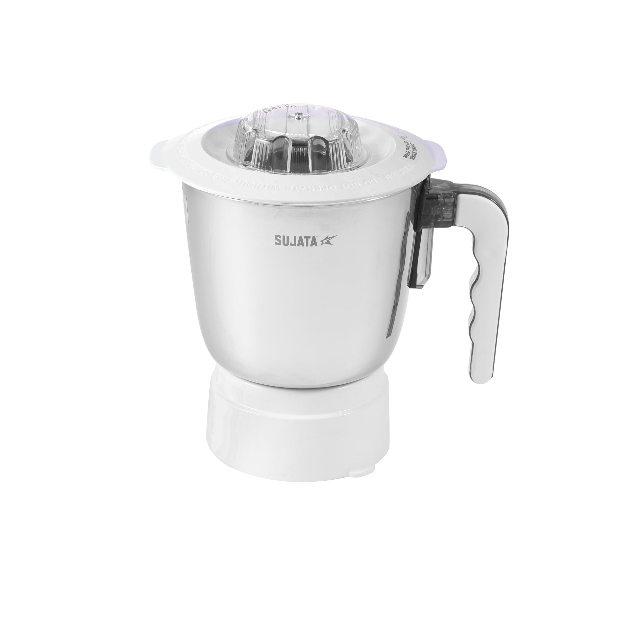 Sujata Grinder Steel Jar, 1000 ml (White, Stainless Steel)-image-0