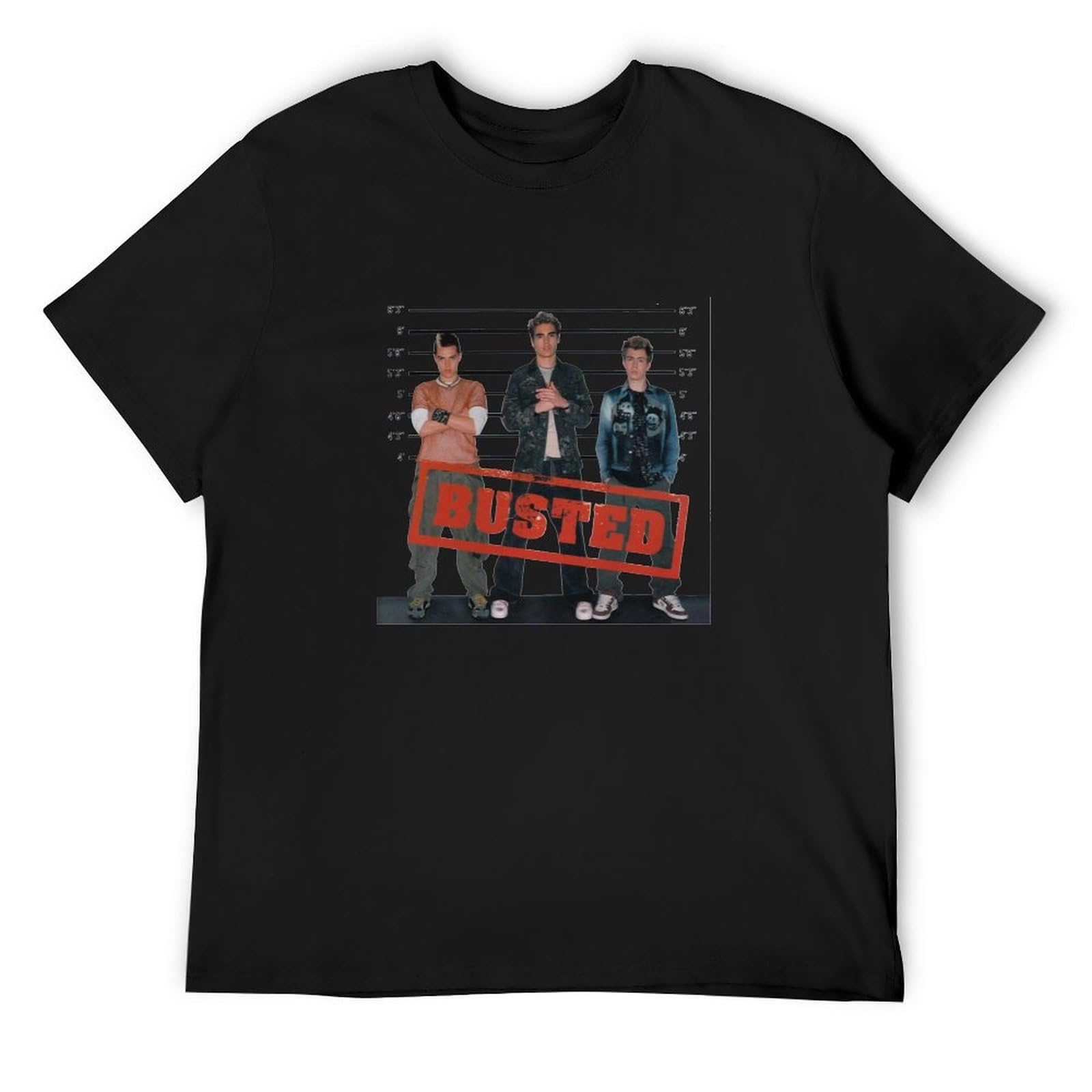 DEfratJQ Busted Circa 2002 Aesthetic Clothing Heavyweight Sublime T-Shirt Unisex Gift Men's Black Tees XXL