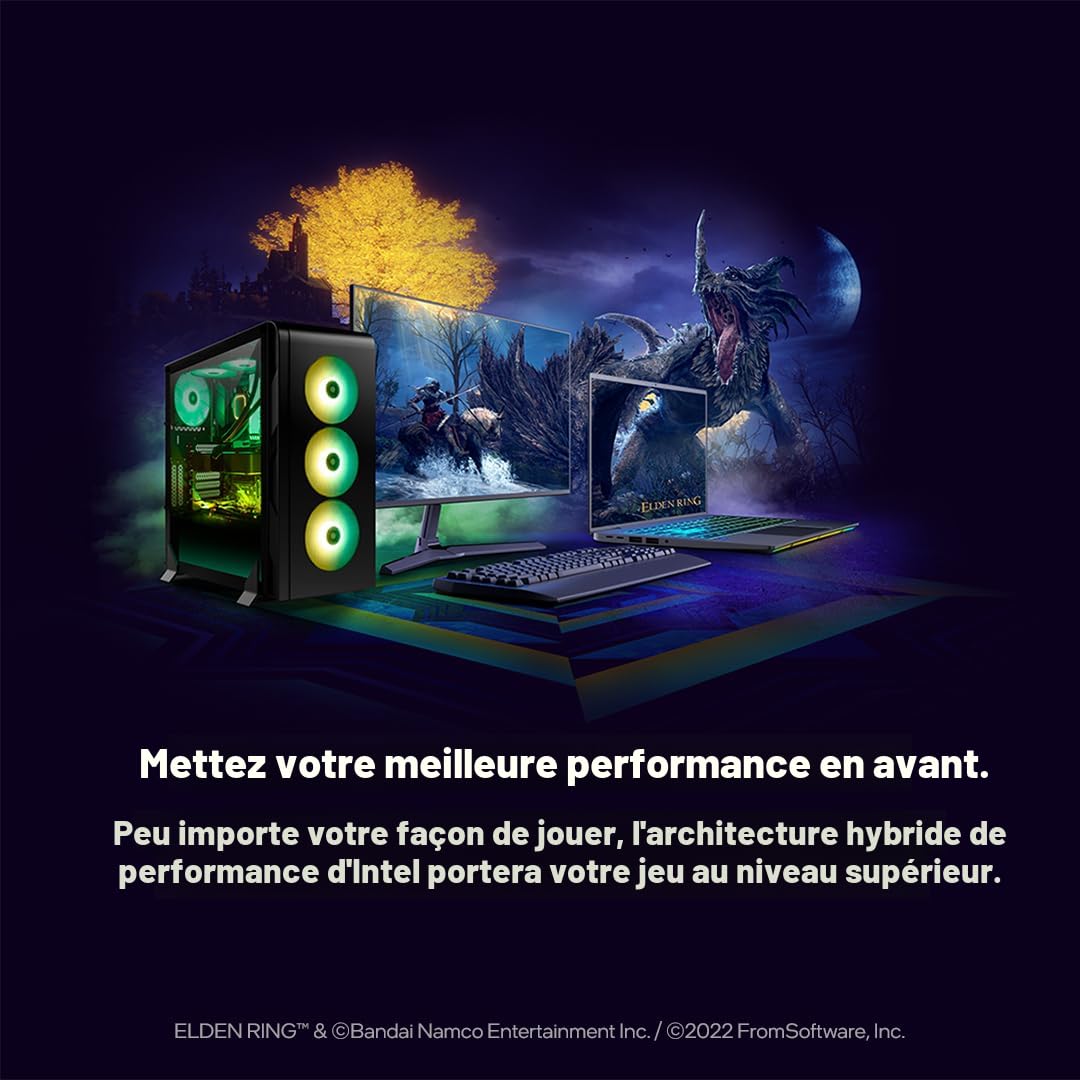 Intel Core i5 Core 12400F Processeur de bureau 18M Cache, jusqu'à