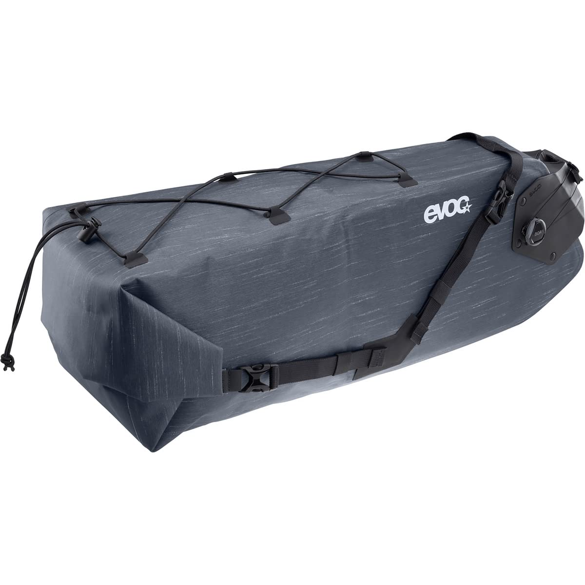 EVOC SEAT PACK BOA WP 12, praktyczna torba pod siodło (wielofunkcyjne pętle mocujące, paski kompresyjne, wodoodporny materiał, pojemność: 12 l), Carbon Grey