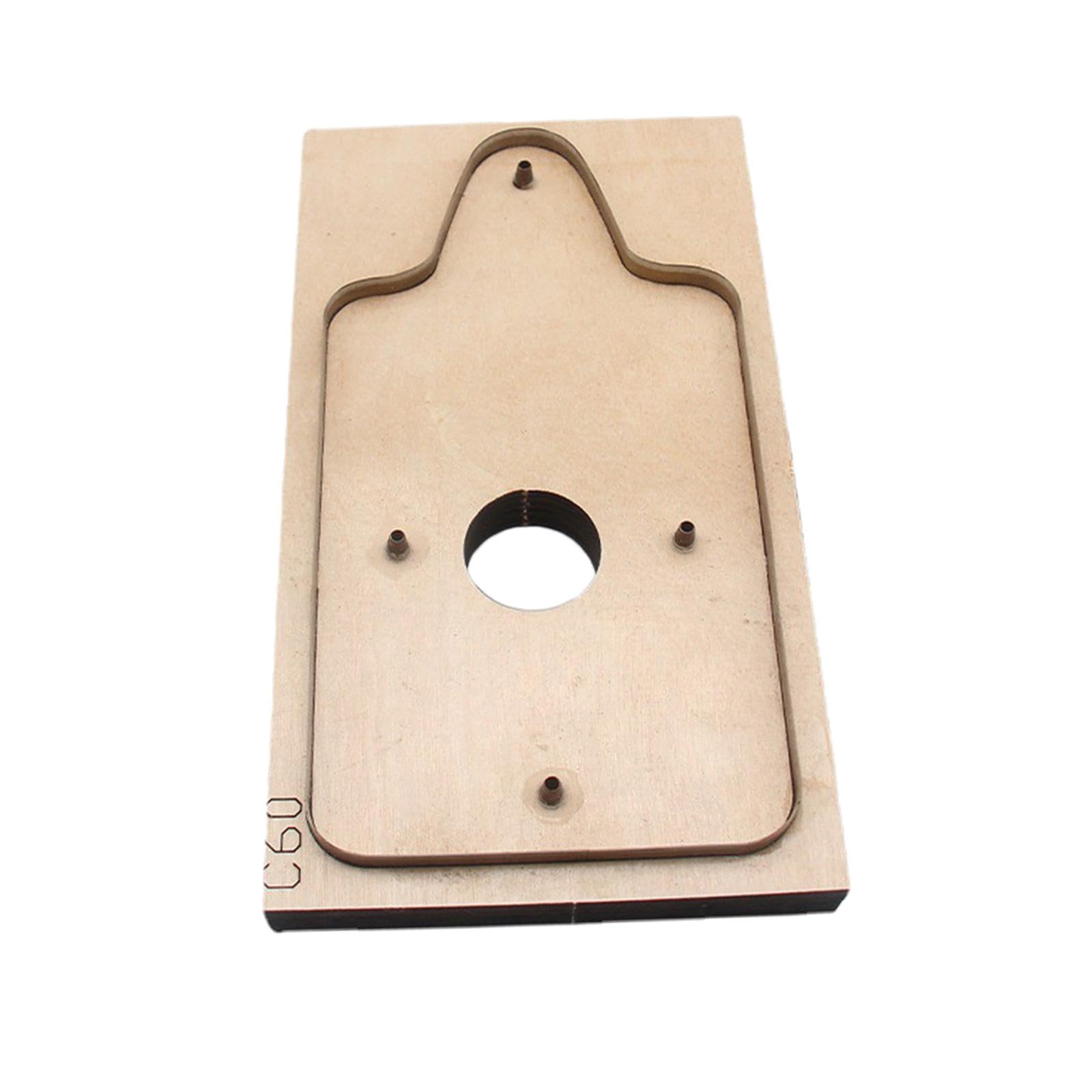Juego de 3 moldes de troquelado de madera, plantillas para tarjetas, tarjetas y bolsas
