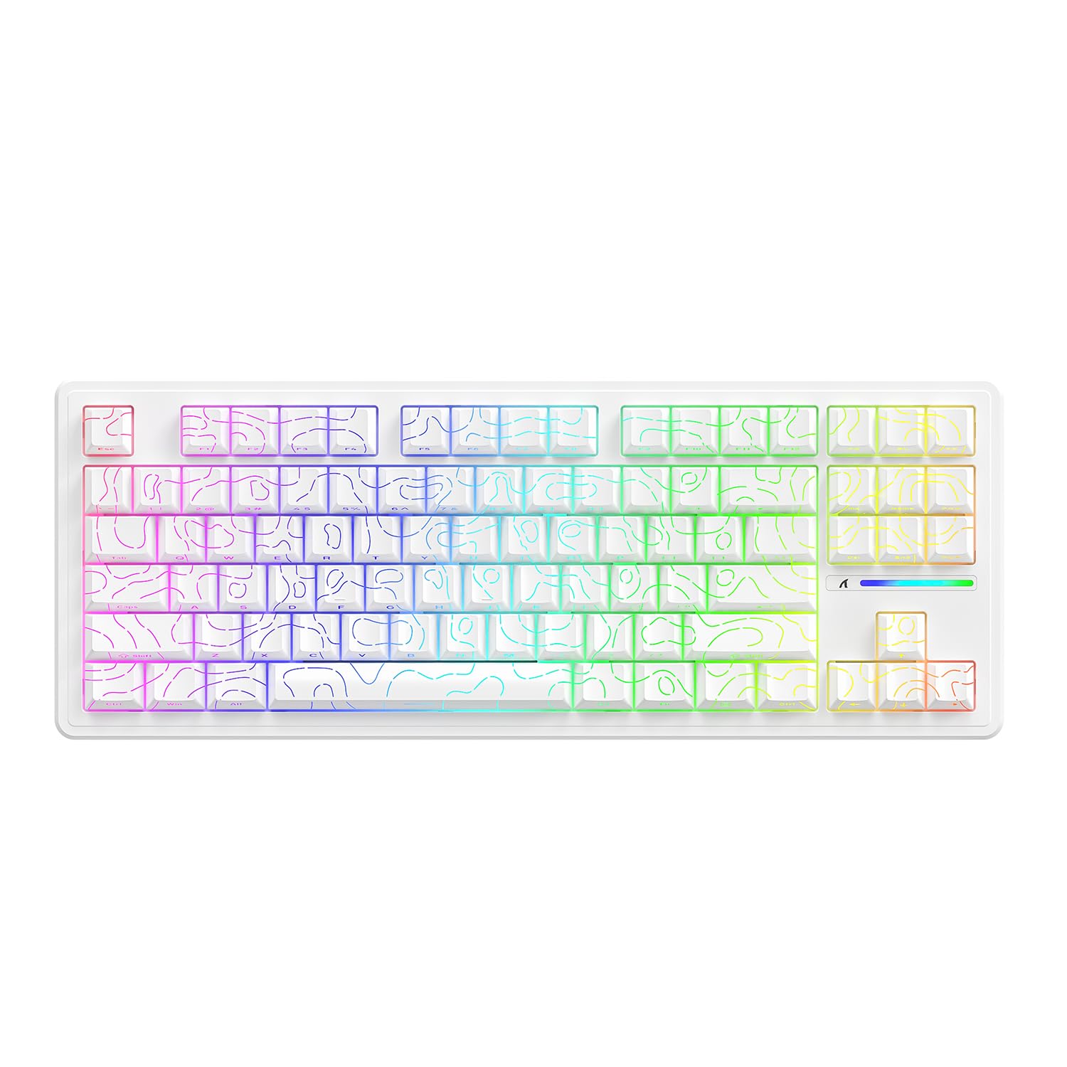 Amazon.com: ATTACK SHARK M87PRO Wireless RGB Mechanical Gaming