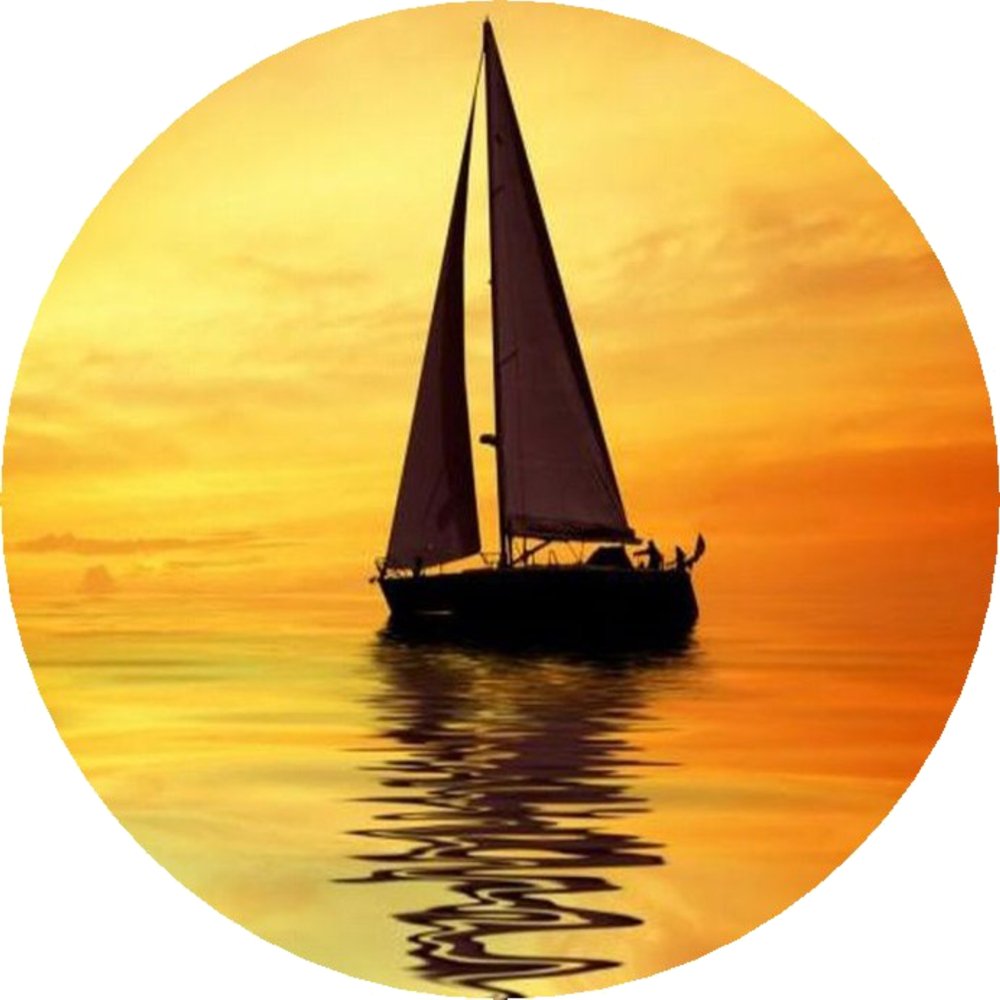Sunset Sailboat Tire Cover 26