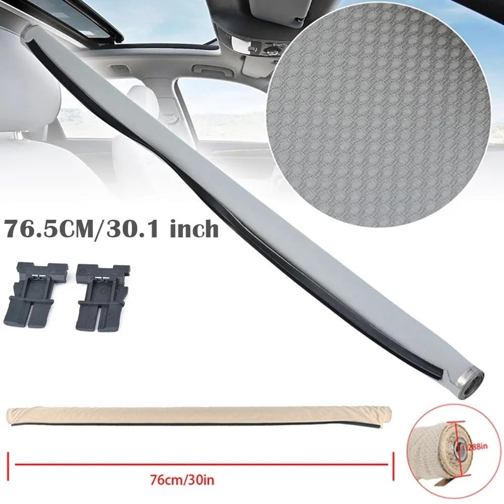 Pieghevole Parasole Auto 1K9877307 5ND877307 Tenda Parasole Per Tettuccio Apribile Per VW CC Per Tiguan Per Touran Per Golf 2007-2014 Copri Macchina Sole(Grigio)
