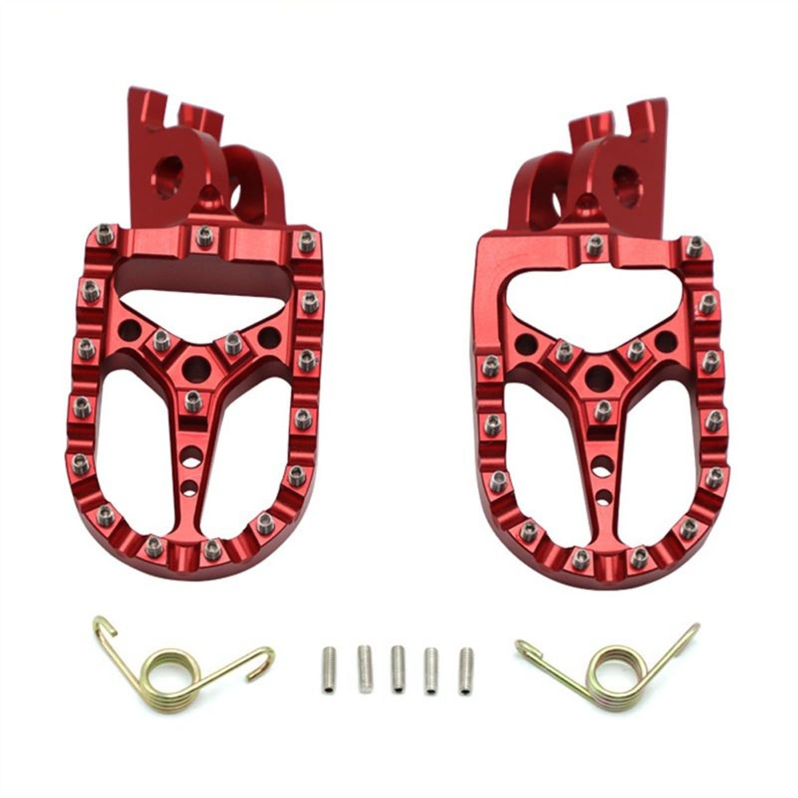 Accesorios para clavijas Para Honda CRF 250R CRF250R 2004-2021 2020 2019 2018 2017 2016 2015 2014 2013 2012 2011 2010 2009 2008 2007 2006 2005 Motocicleta CNC Estriberas Reposapiés Pedales