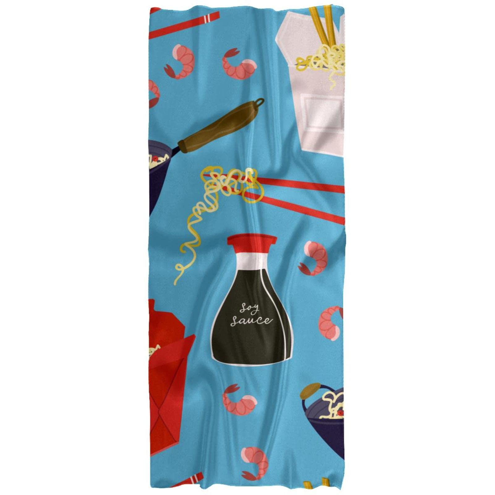 VBFOFBV Chiffon Scarfs Shawl Women Wrap Scarves for Spring Summer, Giraffe Print Brown Cartoon Animal Pattern