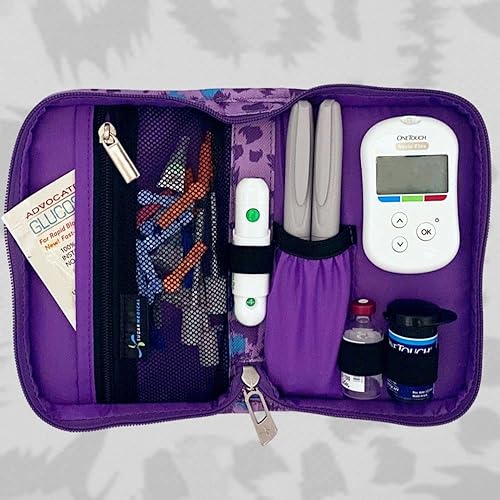 Miniatura 3 de Sugar Medical Estuche de suministro para diabetes  Productos para el cuidado de la diabetes  Estuche de viaje para suministros para diabéticos