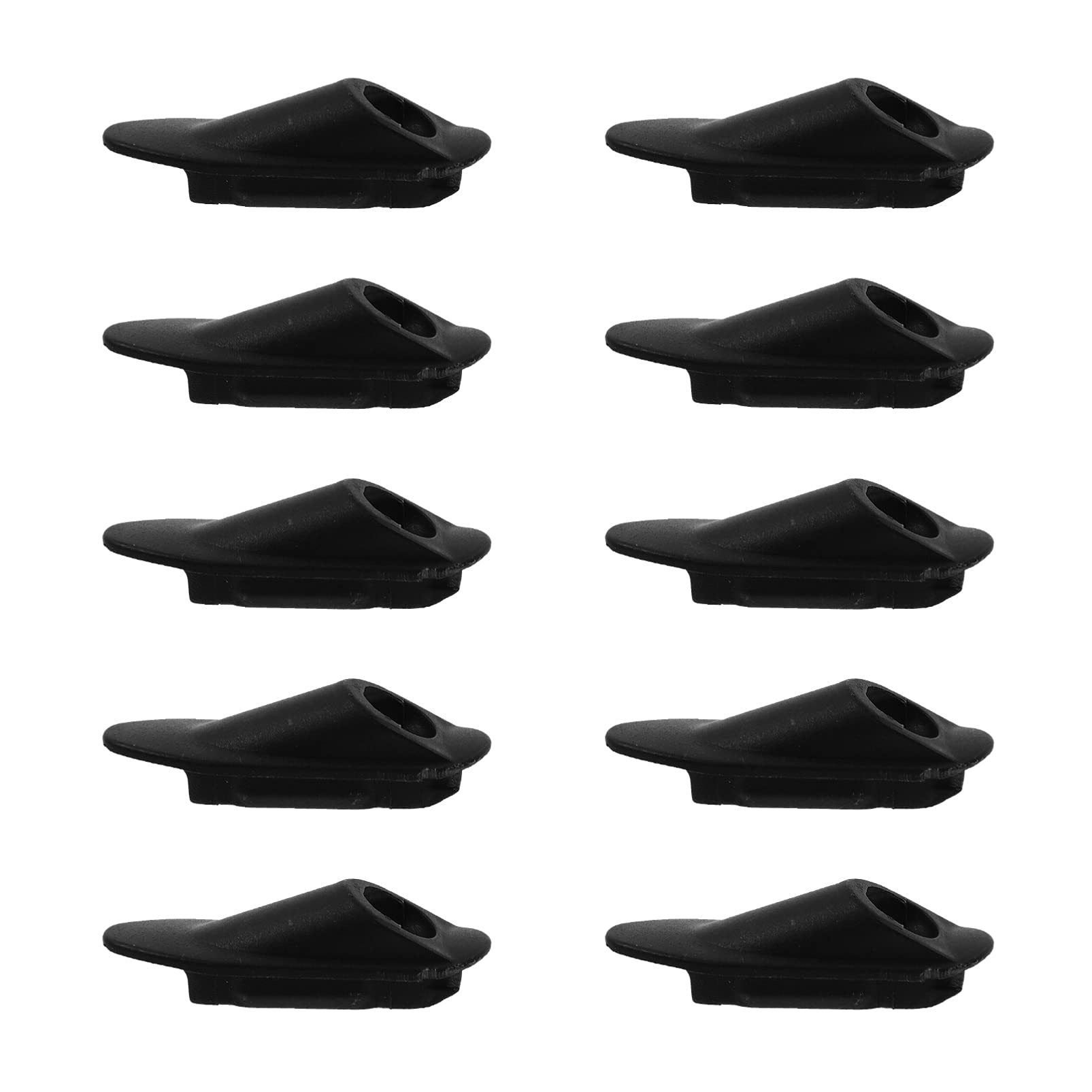 GALPADA 1set Frame Card Holder Brake Tube Wire Passing Clamp Shifter Housing Grommets Parts Derailleur Shifting Line Clip Bike Cycling Black Plastic 10pcs