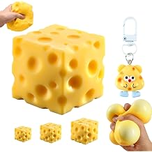 Cheese Squishy, 2.2in Cheese Block Squeeze Toys