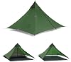 Naturehike 1 Person Trekking Pole Tent for Camping, 3 Season Ultralight Trekker Tent for Backpacking, Waterproof Lightweight One Man Tent