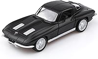 Vista 1 de Escala 1/36 Modelo de Chevy Corvette 1963 de Fundición a Presión, Vehículos de Retroceso Corvette Coches de Juguete, Regalos de Coches para Niños