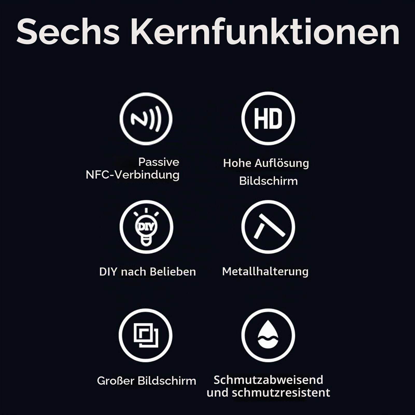 E-Ink-Smart-Badge, NFC-Smart-ID-Badge-Halter, 3,7-Zoll-E-Paper-Bildschirm-Namensschild, Mitarbeiter-Studenten-Badge für -Telefon-App