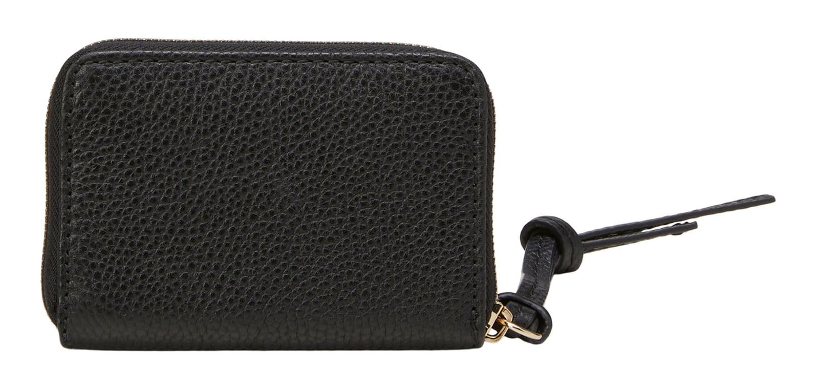 Marc O'Polo Leder Geldbörse Melissa Zip Wallet Black schwarz