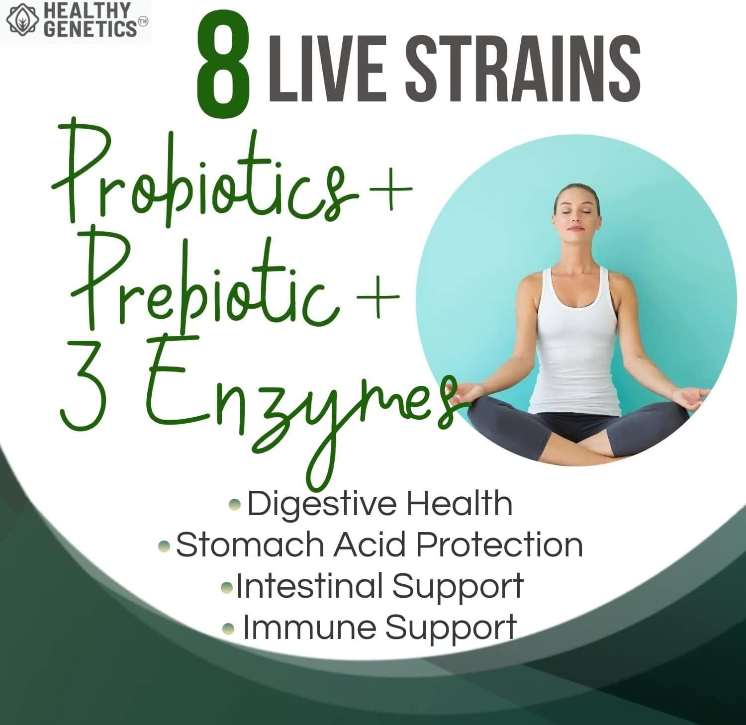 Liquid Probiotics for Women Men & Kids | Prebiotic +Ginger + Probiotics for Digestive Health | Acidophilus Probiotic | Dairy Free | Vegan | Non-GMO | Gluten Free | 30 Servings - Image 4