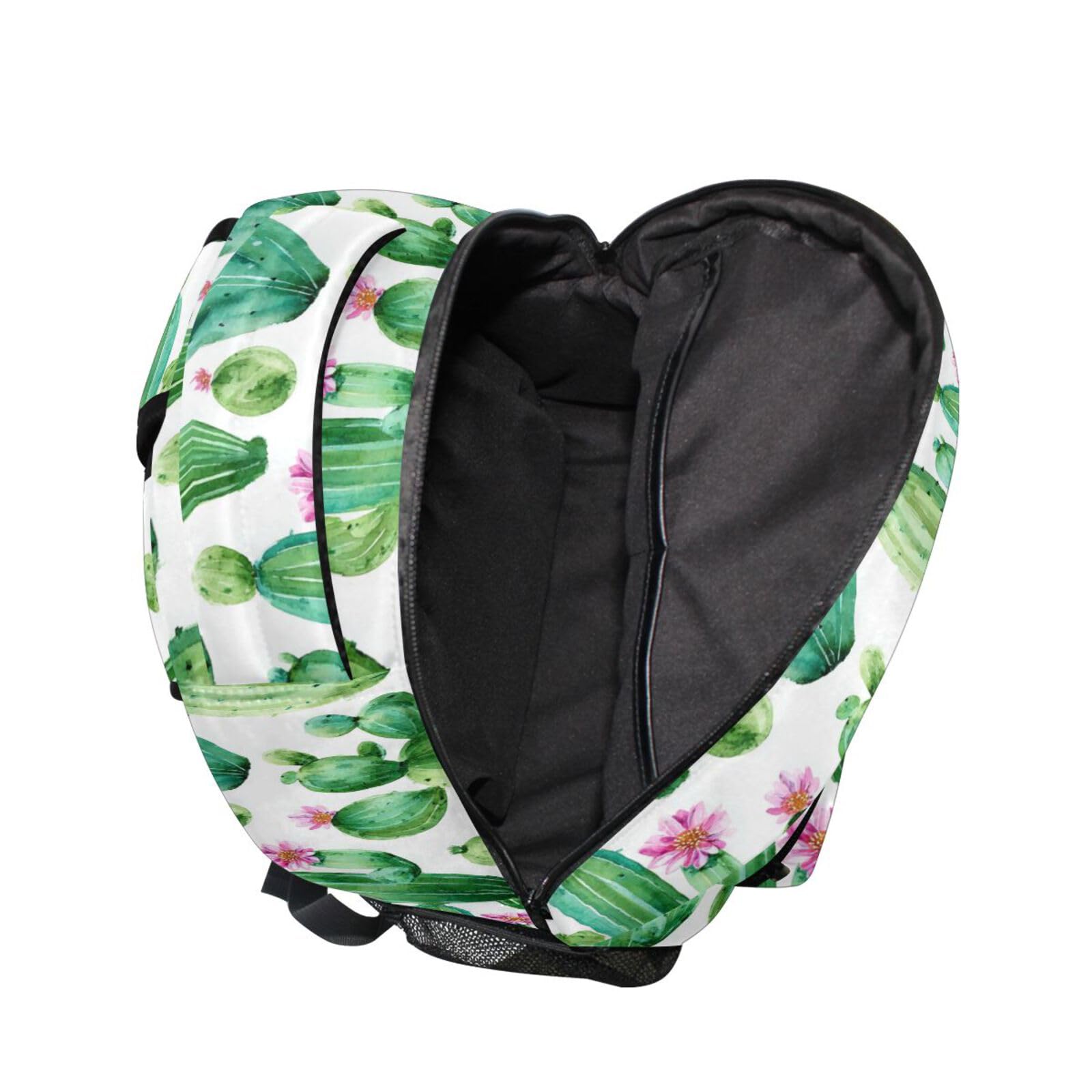 Amazon.com: Wamika Watercolor Cactus Backpacks for Girls  display picture 1