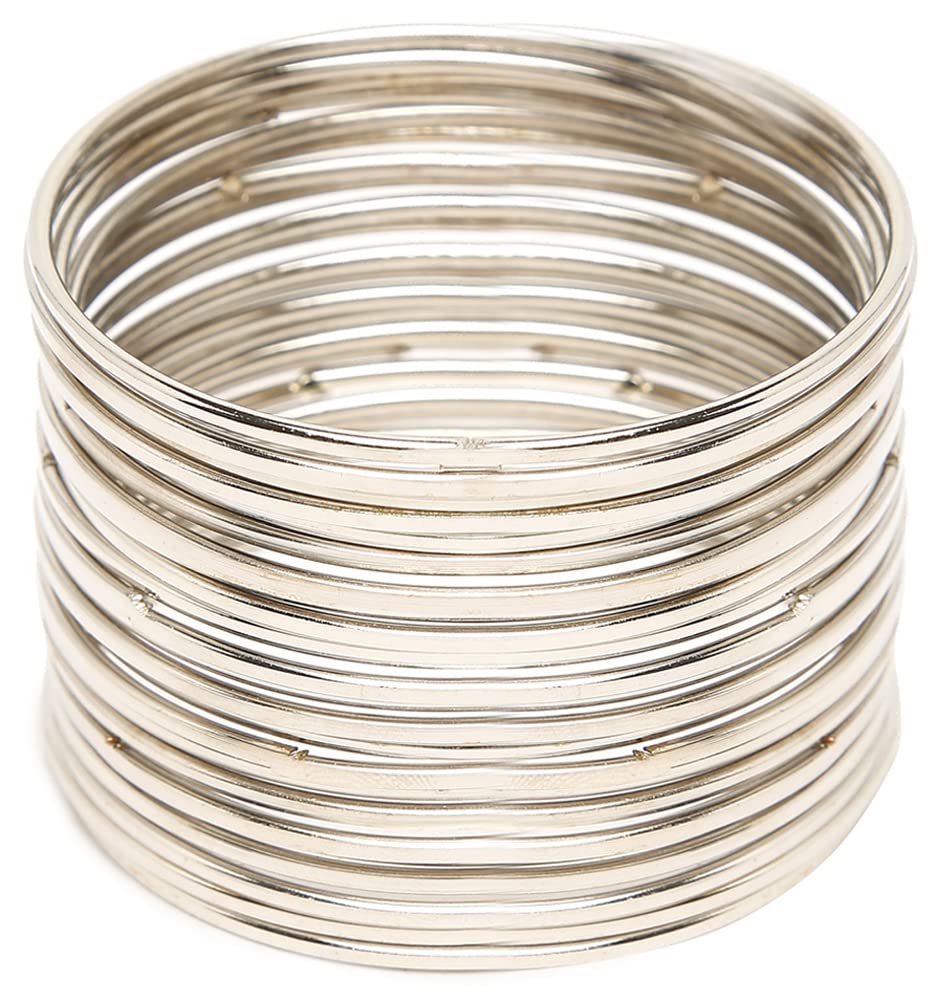 Shining Diva Fashion Latest Antique Silver Plated Set of 24 Stylish Traditional Bangle for Women (13466b_2.6) (B0B659J9XB) Amazon Price History, Amazon Price Tracker