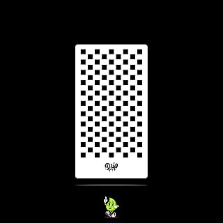 Mylar Stencil Checkerboard | Small – 6.5" x 3.5" | Reusable Durable Plastic Template for Painting, Airbrush, Walls, Crafts & DIY Projects