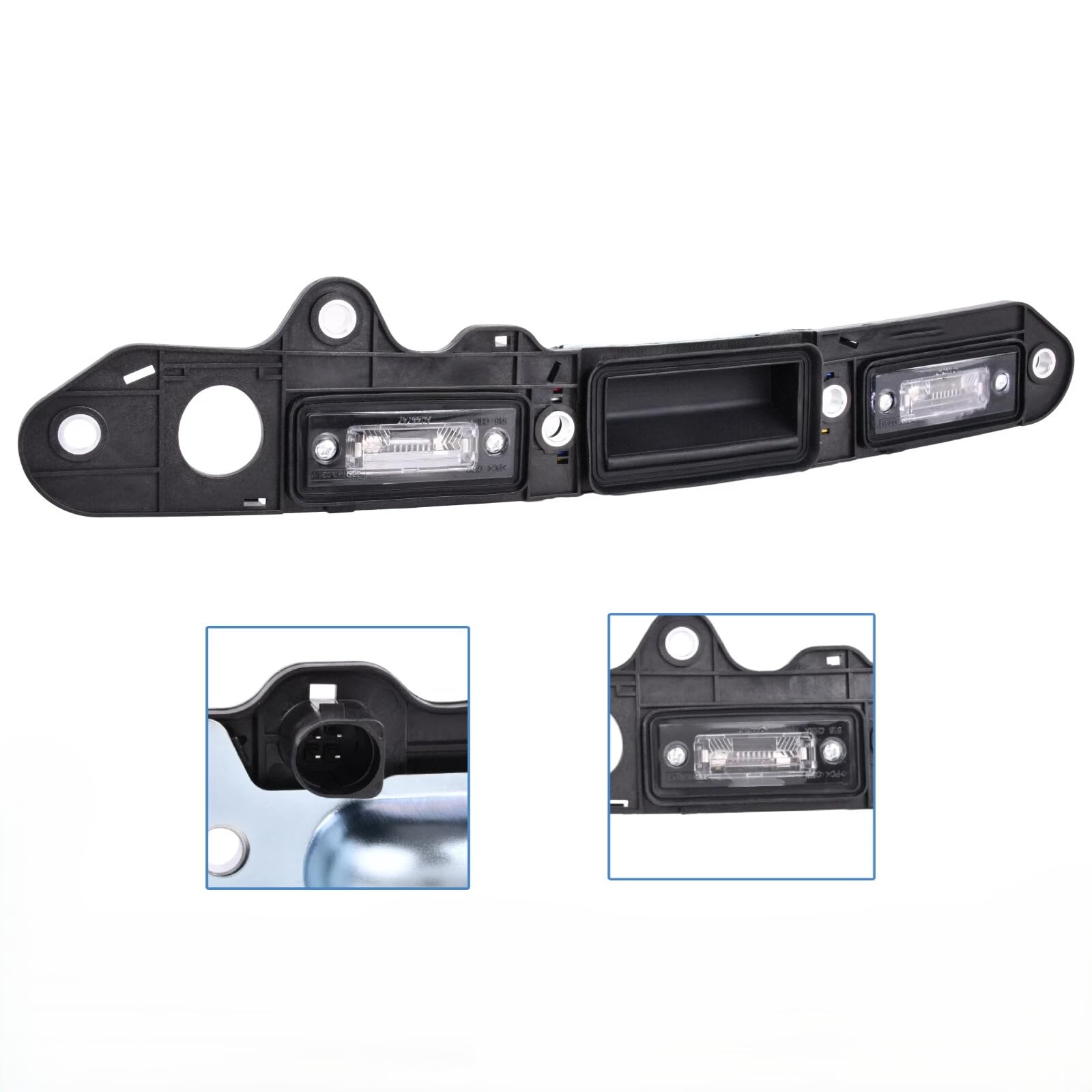 1T0827574A - Maniglione per serratura bagagliaio con microinterruttore di ricambio per Go-lf Plus Je-tta V versione EU Pas-sat B6 1T0827574C 1T0827574L 1TD827574A