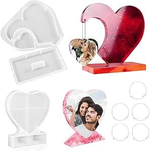 LUCKYLY-Moules à Plateau Pour RéSine Grands Moules En RéSine De CouléE