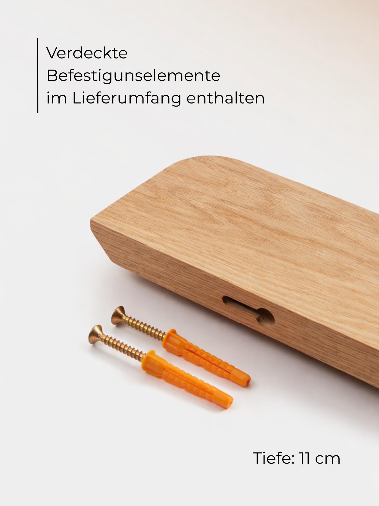 BestLoft Wandregal Holz Schweberegal Schweizer Kante Regal Küche Bücherregal Wand Wandboard Floating Shelves wall Shelf Wandregal schmal Holzregal (17 Zentimeter Tiefe, 80 Zentimeter Breite)