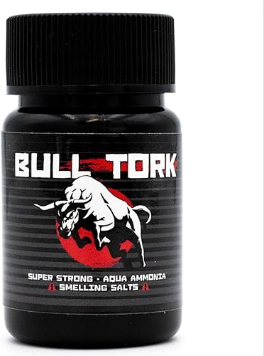 Bull Tork - Sales aromáticas (1 botella), de acción rápida, ultra fuerte, sales olorosas de calidad premium para atletas, levantamiento de pesas,