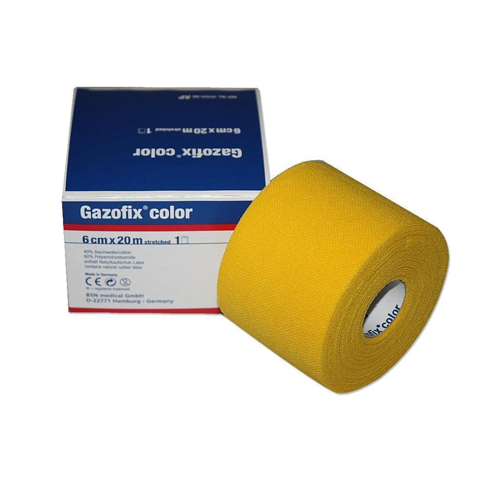 gazofix color benda elastica 6 cmx20 m Giallo, 6 ST