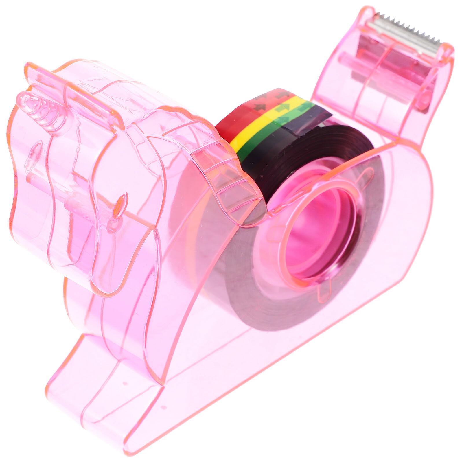 Distributeur Ruban Adhésif Licorne Mignonne Rose - Recharge Arc-en-Ciel Incluse - Dévidoir Washed Tape Pour Bureau Enfant