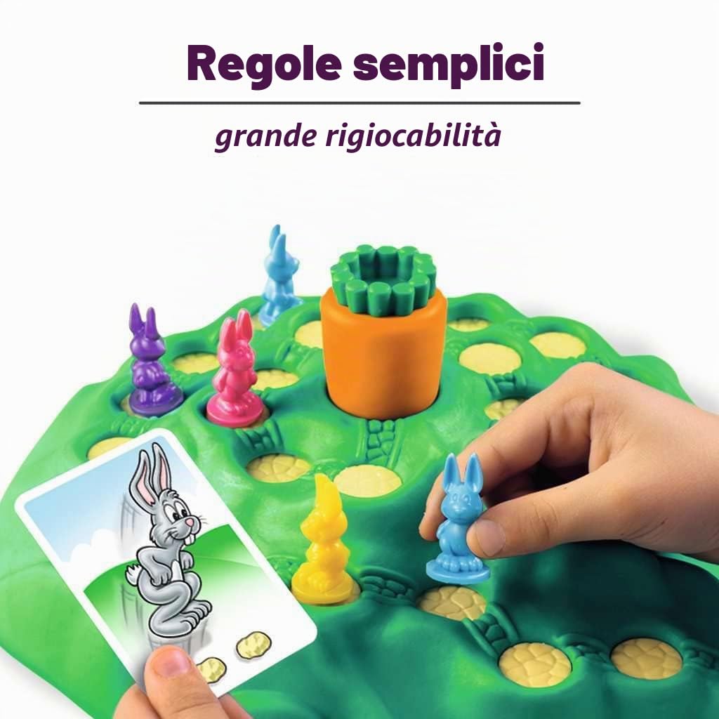 Ravensburger 21556 Lotti Karotti - Gioco da tavolo per bambini dai 4 anni in su, gioco di famiglia per bambini e adulti, gioco classico per 2-4 giocatori