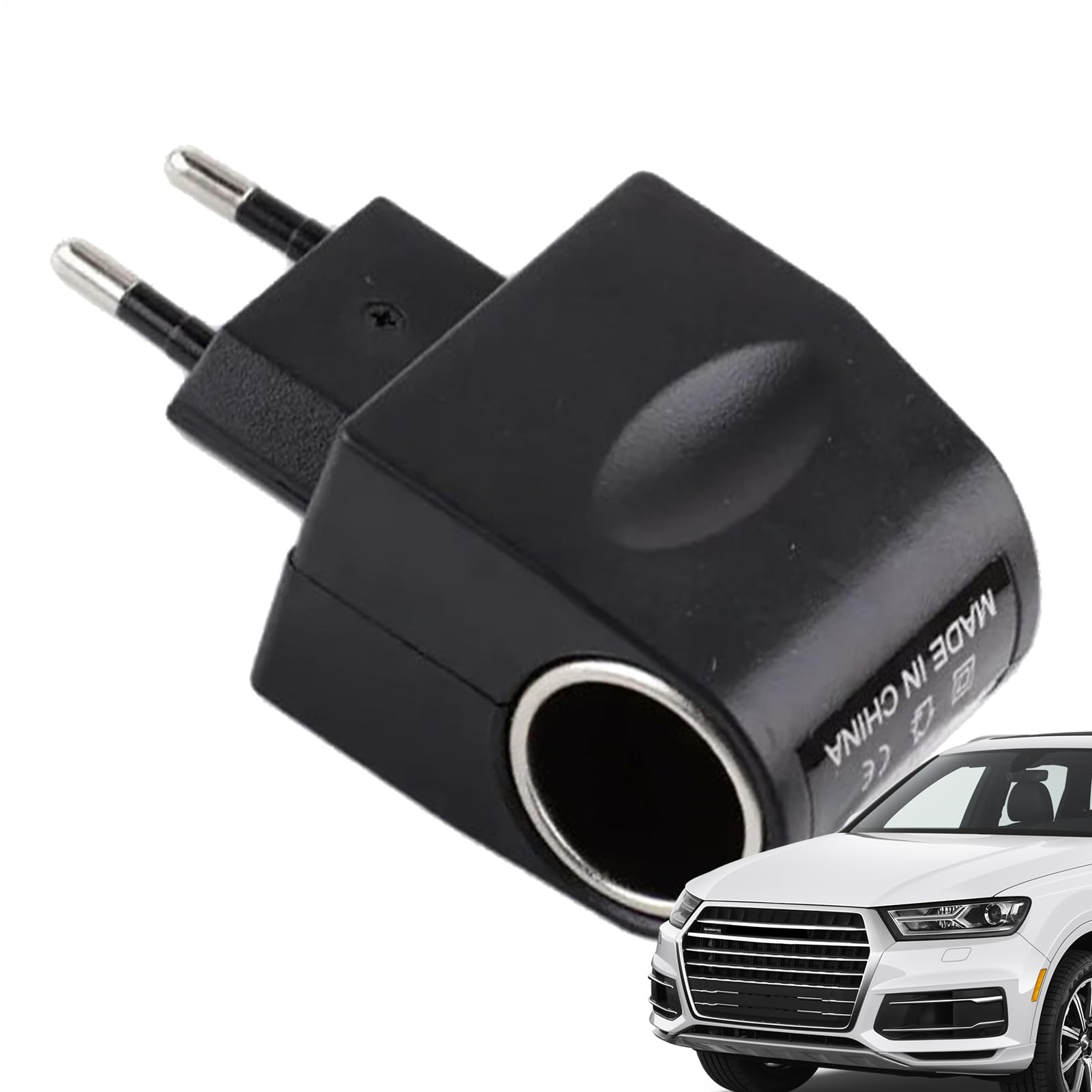 Adattatore a più leggera, adattatore per auto da 12 volt, 220 V su con display LED, convertitore leggero-AC/DC automobilistici Carader trasmettitori di radio, telefoni, autoventisilato