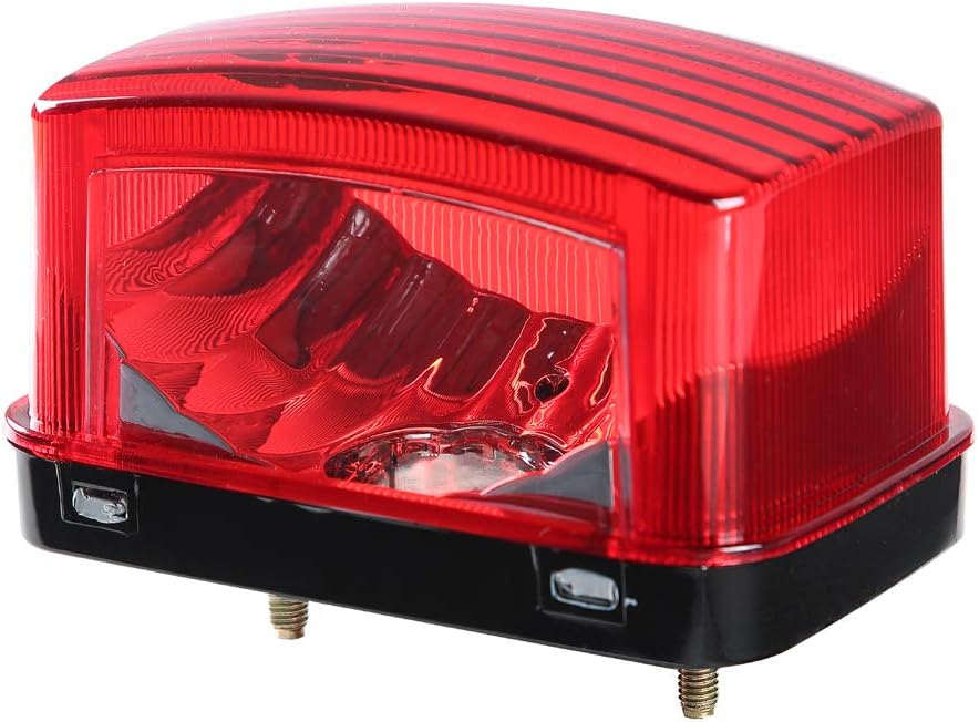 Taillight Housing Lens Cover Fit for Yamaha Grizzly Big Bear 250 400(Red)