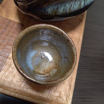 ハート型山形県長井市成島焼和久井窯陶磁器初代富二夫氏作品湯冷まし酒器酒坏お猪口 Amazon.co.jp: ハート型山形県長井市成島焼和久井窯陶磁器初代