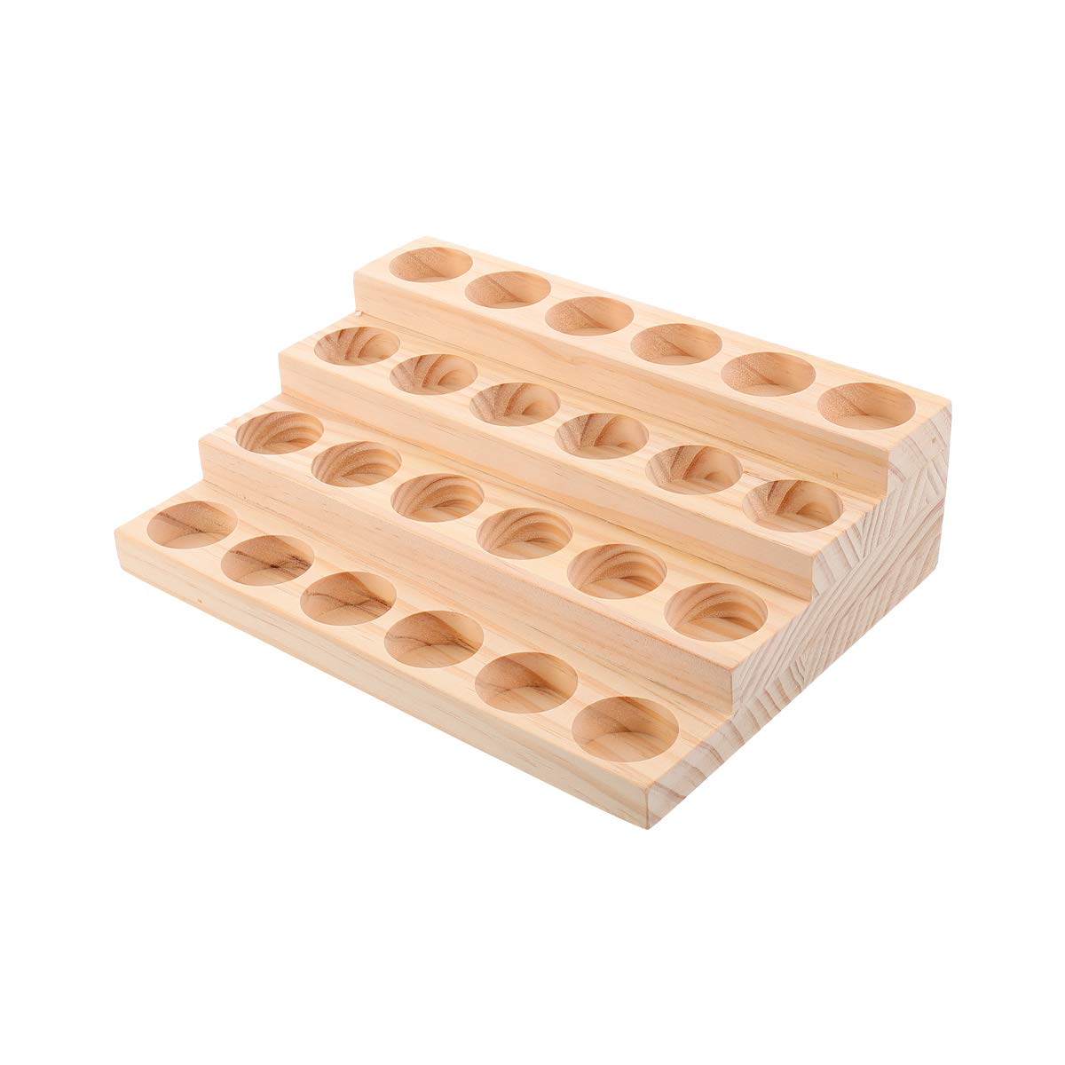 Étagère en bois pour flacons dans votre salon pour un espace bien-être épuré