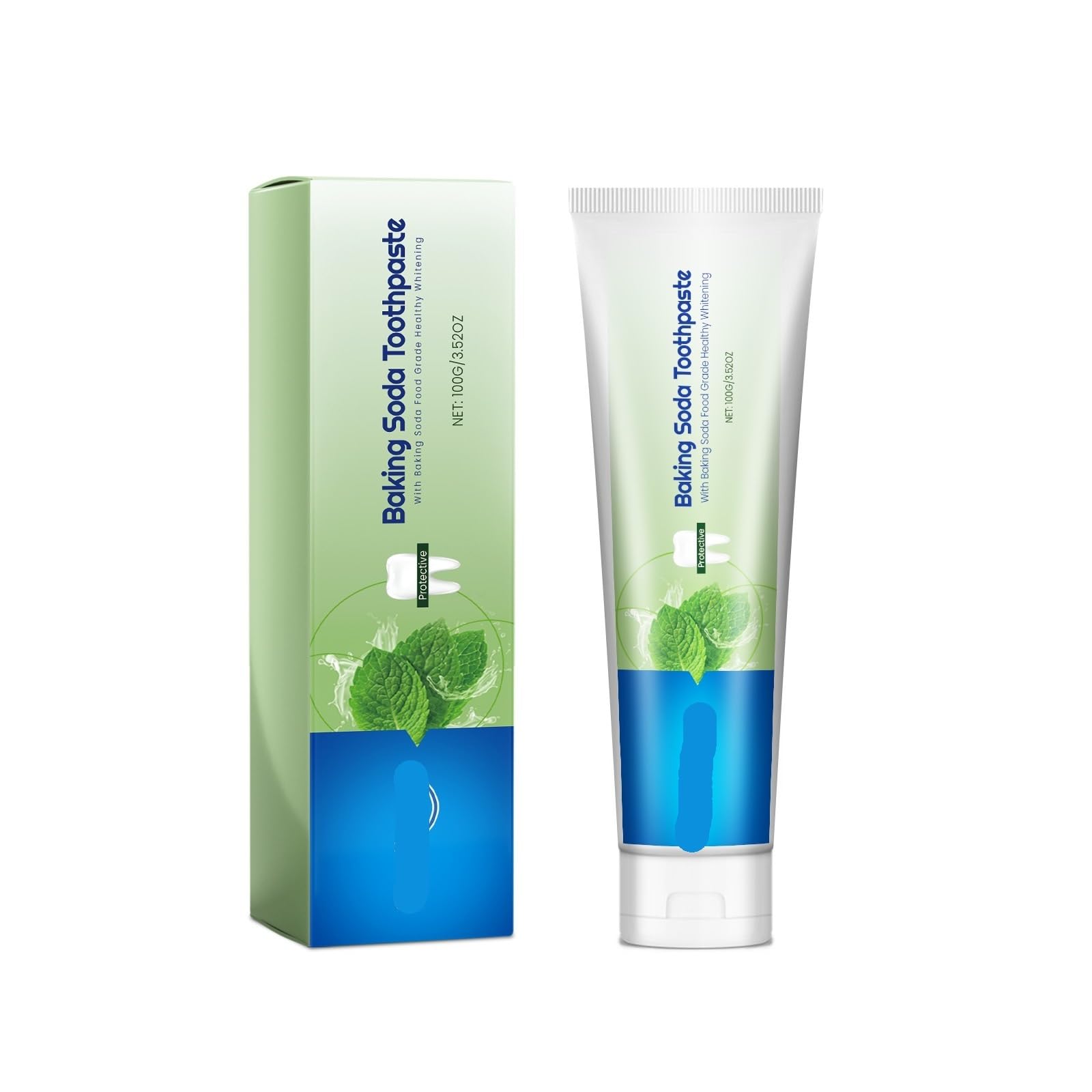 Dentifrice blanchissant au bicarbonate élimine mauvaise haleine et taches de café