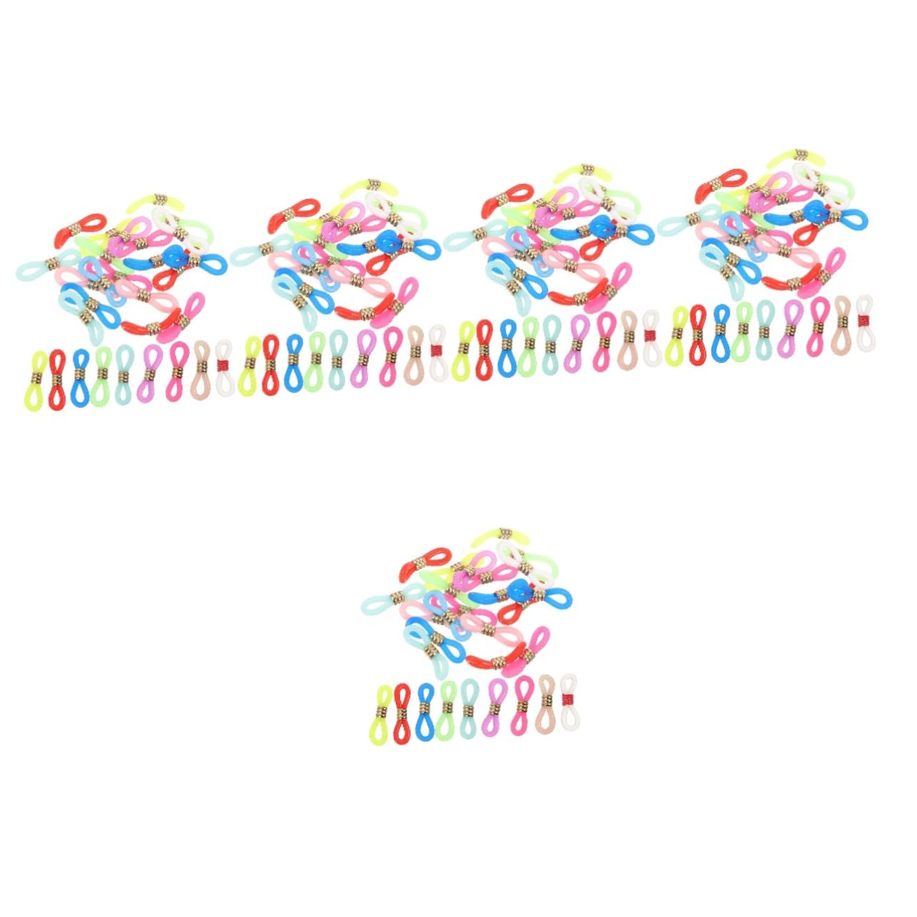 Ipetboom Boucle Antidérapante Pour Chaîne De Lunettes Chaîne De Lunettes Pour Femmes Support De Sangles De Lunettes De Câble Lanière De Lunettes Chaîne De Lunettes Lunettes Extrémités De