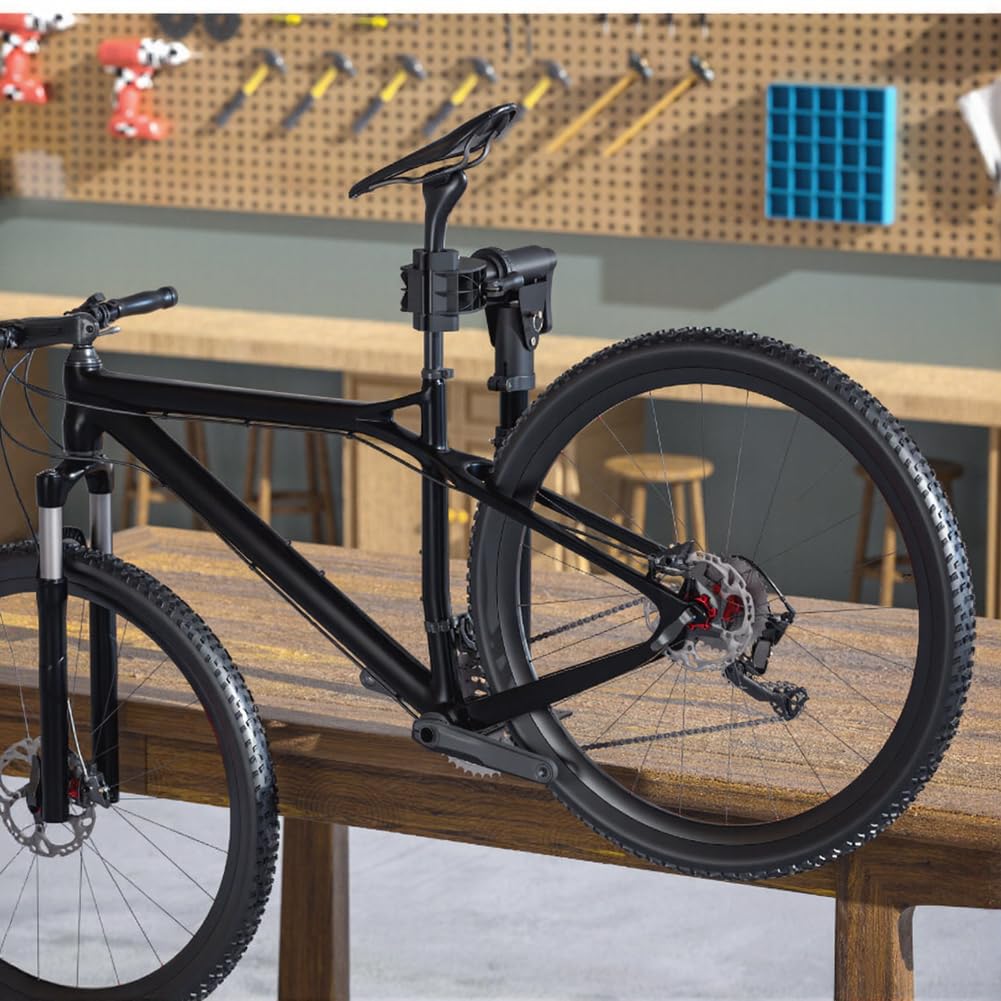 Gdfnmogo Support de réparation de vélo : support d'établi réglable en