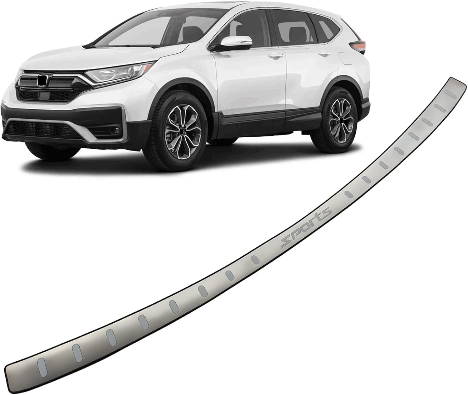 Acero Inoxidable Parachoques Protector Parachoques Trasero Cromado Para Volvo XC-60 Facelift 2014-2017 - Acero Inoxidable - Fácil Instalación Accesorio Volvo Xc60 2014-2017