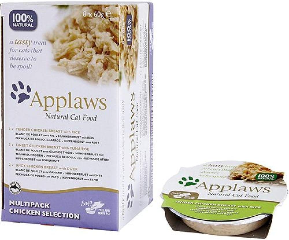 CAT MULTIPACK CHICKEN SELECT 8 X 60G