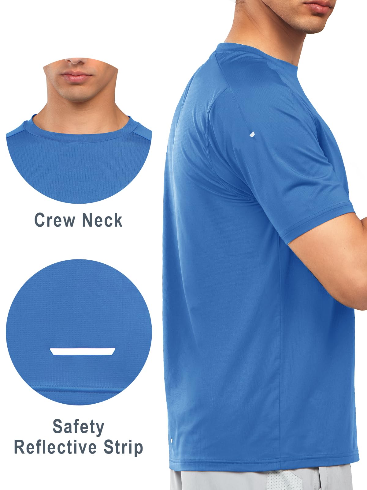 NORTHYARD Camisetas deportivas para hombre, de secado rápido, para entrenamiento, de manga corta, para deportes, gimnasio, ropa deportiva