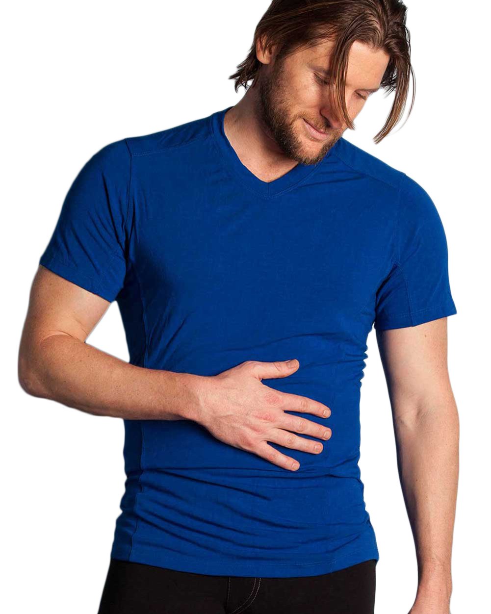 Orphic V-Neck Yoga Shirt by Yoga for Men