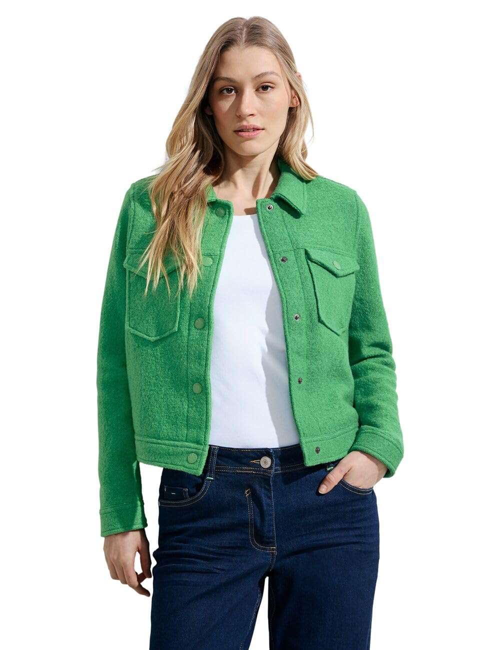 Cecil Damen Jacke mit Wollanteil