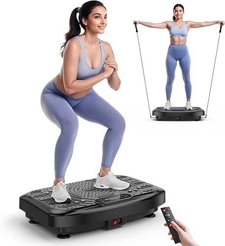 Vibration Plate Exercise Machine Weight Loss, Full Body Workout Vibration