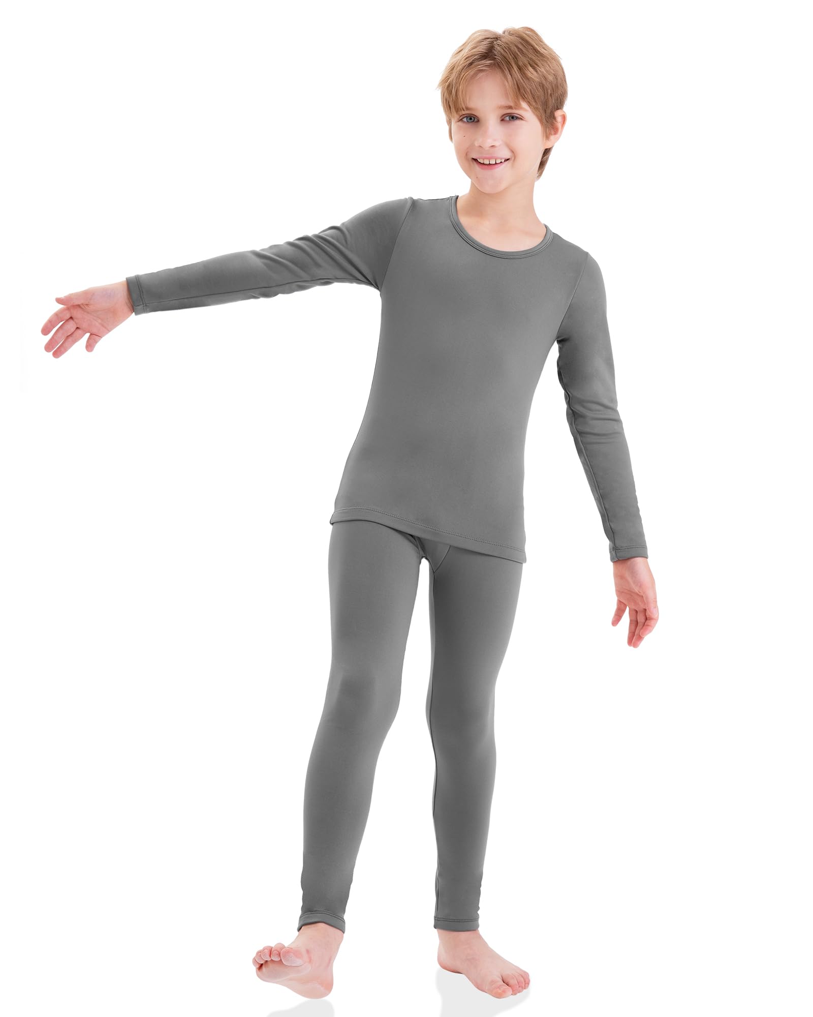 Ropa interior térmica para niños, pantalones largos, conjunto de ropa interior térmica para niños, para esquí, capa base, ropa interior larga para niño de invierno