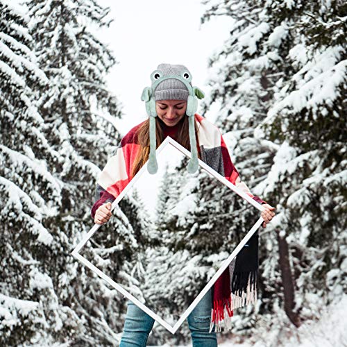 KESYOO 1 Pc Rana Shape Design Costume Prop Delicate Cartoon Creative Winter Earmuff3