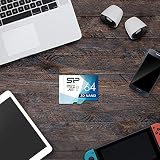 Silicon Power 64 GB karta 3D NAND High Speed MicroSD do kamer rozdzielczych i monitorowania domu + adapter SD