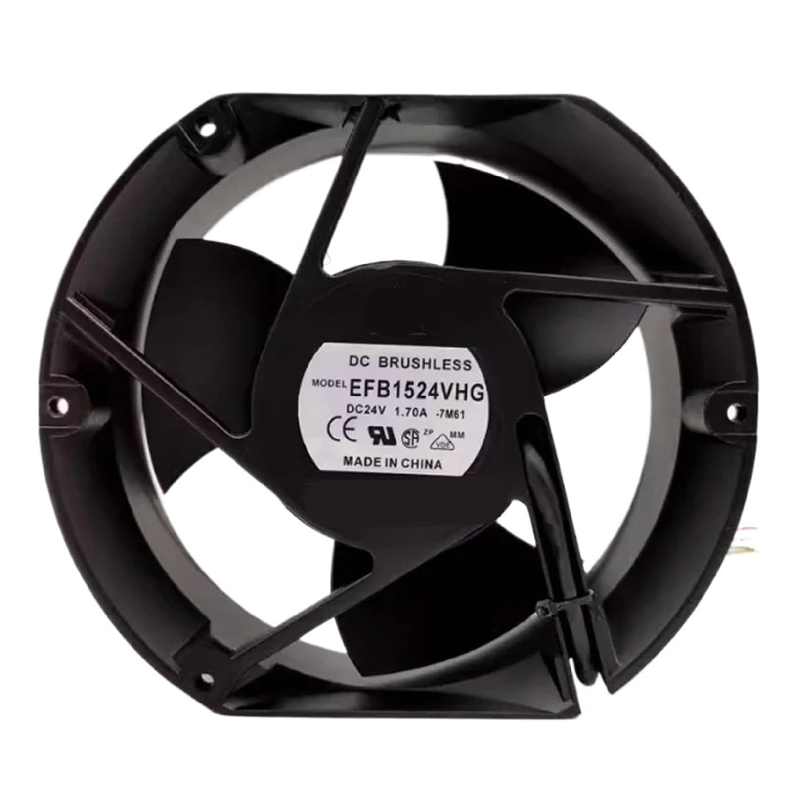 YMUGUEGH 17CM 17050 24V 1.70A Fan EFB1524VHG 24V axial flow fan