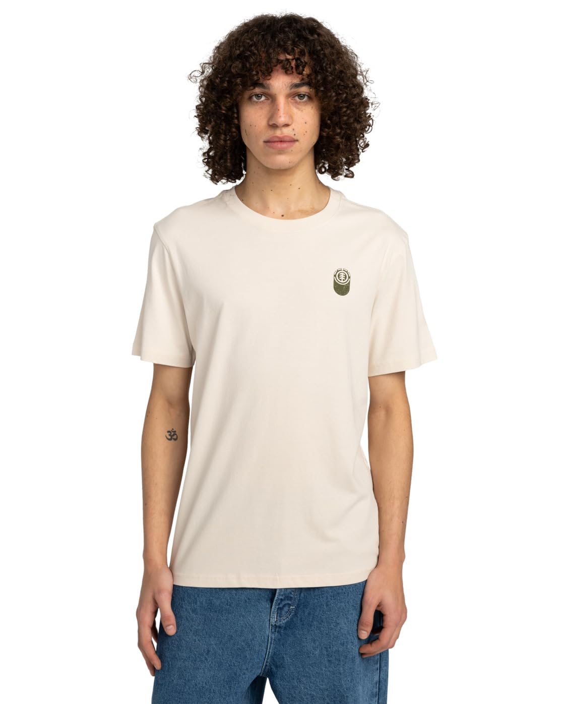 Element Ambition - Short Sleeves T-Shirt - Men - Beige.