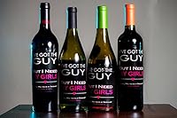 Vista 3 de 12 etiquetas autoadhesivas fáciles de usar para botellas de vino/cerveza de boda