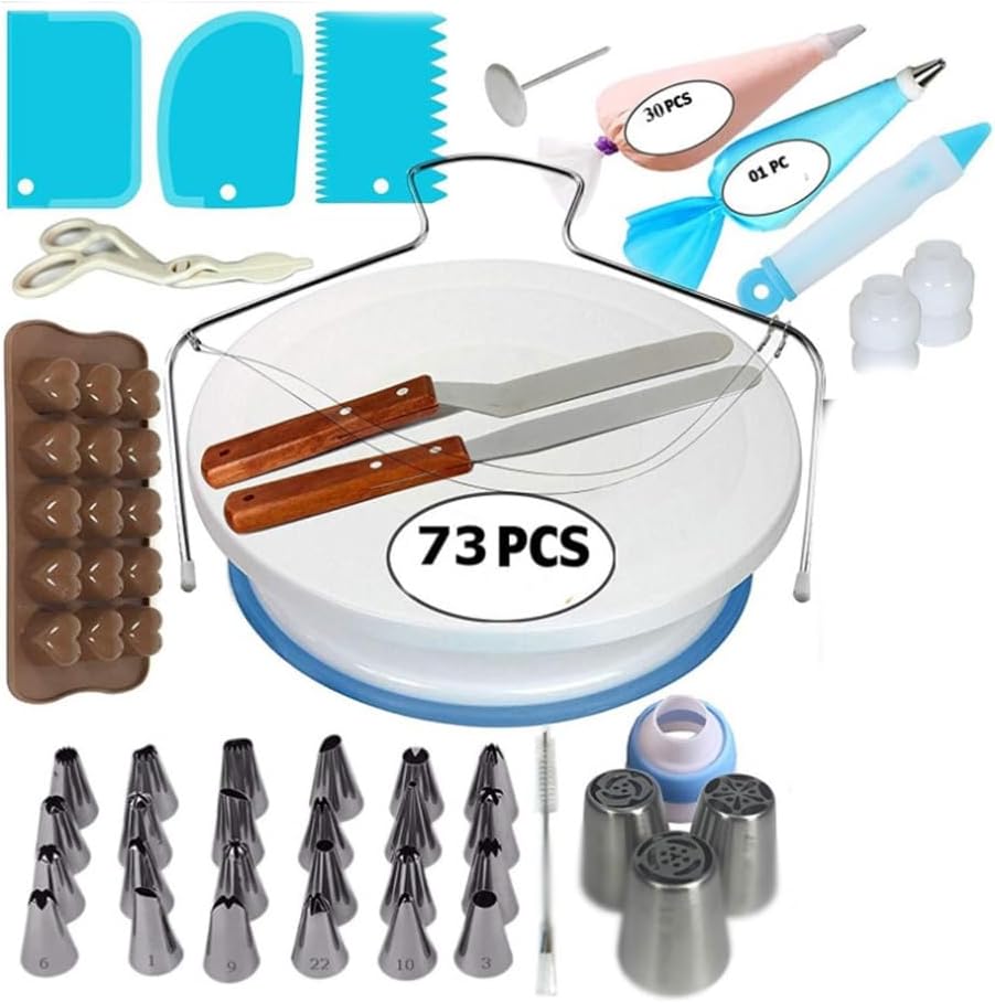 269 Piece Cake Baking Tray Turntable Set Decorative Flower Mounting Mouth Set Flower Mounting Table Set